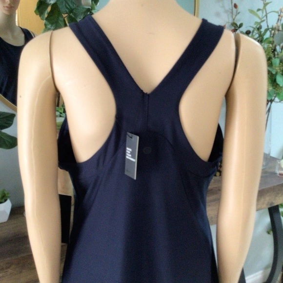 Etonic W Flouce Hem Active With Built Bra Navy Blue Sports Dress Size Large NWT - Picture 10 of 10
